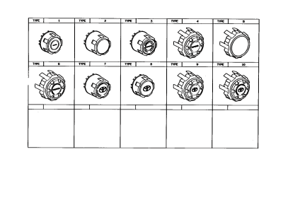 Toyota 42603-35380 Wheel Hub Ornament Sub-Assembly