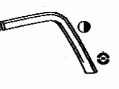 Toyota 75803-89103 Moulding Sub-Assy, Back Door, Outside RH
