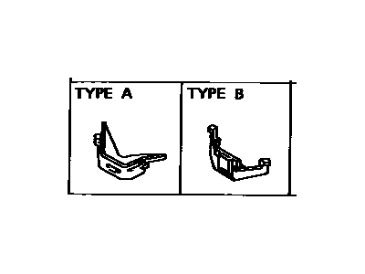 Toyota 75547-89106 Lower Molding Clip