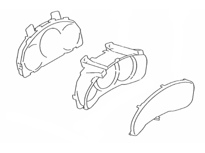 Toyota SU003-07003 Instrument Cluster