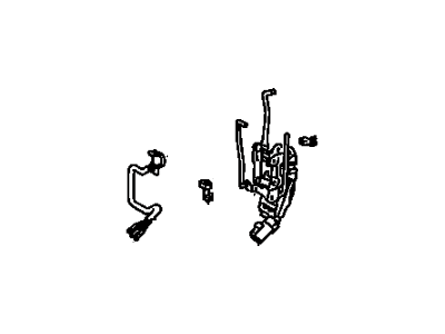 Toyota 69030-02021 Lock Assembly