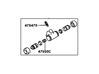 Toyota 47550-02030 Wheel Cylinder