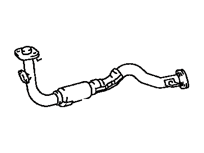 Toyota 17410-02290 Front Pipe