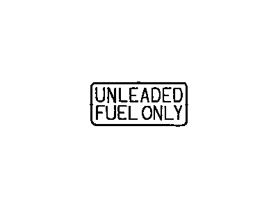 Toyota 74559-01010 Info Label