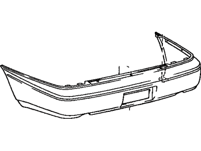 Toyota 52159-02902 Bumper Cover