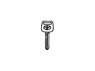 Toyota 90999-00185 Key, Blank