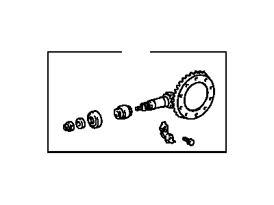 Toyota 41201-80107 Ring & Pinion Gear