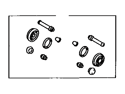 Toyota 04479-22020 Caliper Overhaul Kit