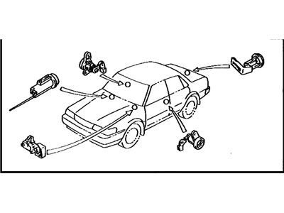 Toyota 69005-22690-06 Cylinder Set, Lock