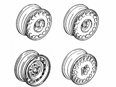 Toyota 42611-22621 Wheel, Disc