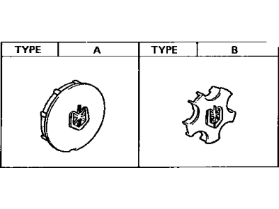 Toyota 42603-22180 Ornament Sub-Assembly, Wheel Hub