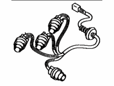 Toyota 81555-22691 Socket & Wire, Rear Com