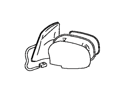 Toyota 87940-47030-A0 Mirror Assembly