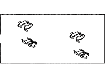 Toyota 04948-06035 Fitting Kit, Disc Brake