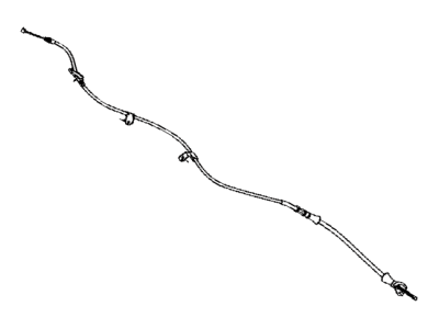 Toyota 46430-07040 Rear Cable