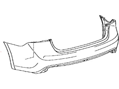 Toyota 52159-07901 Bumper Cover