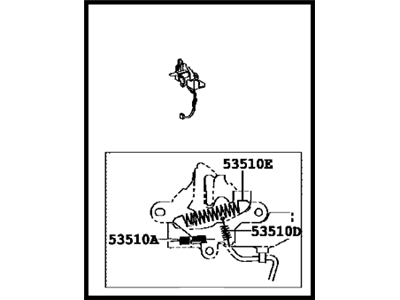 Toyota 53510-07020 Latch