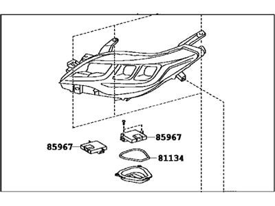 Toyota 81110-07121 Composite Assembly