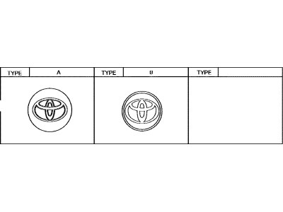 Toyota 42603-06160 Wheel Hub Ornament Sub-Assembly