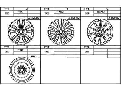 Toyota 42611-07060 Wheel, Disc