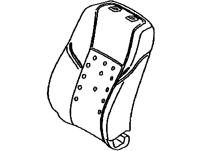 Toyota 71551-0C090 Seat Back Pad