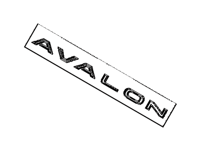 Toyota 75442-07010 Nameplate