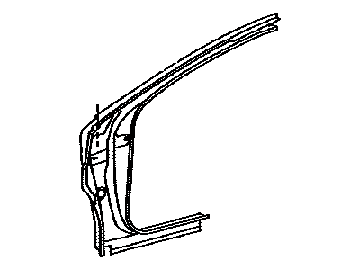 Toyota 61131-07020 Outer Hinge Pillar