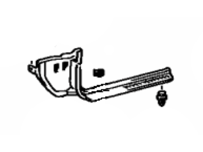 Toyota 62102-60010-06 Trim Sub-Assy, Cowl Side, LH