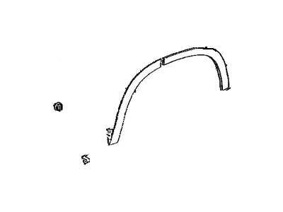 Toyota 75078-0E010 Lower Molding