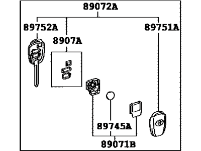 Toyota 89070-0R100 Transmitter