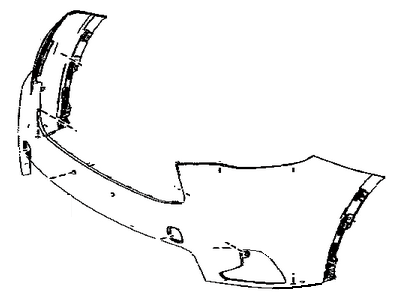Toyota 52119-0E937 Bumper Cover