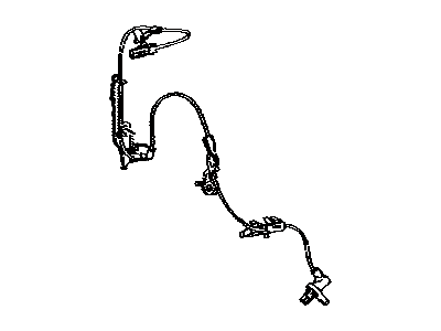 Lexus 89542-0E020 Sensor, Speed, Front RH