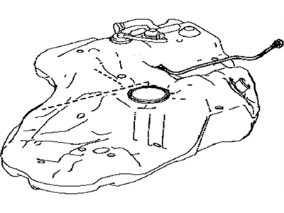 Toyota 77001-0E081 Tank Sub-Assembly, Fuel