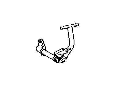 Toyota 25611-31050 EGR Pipe