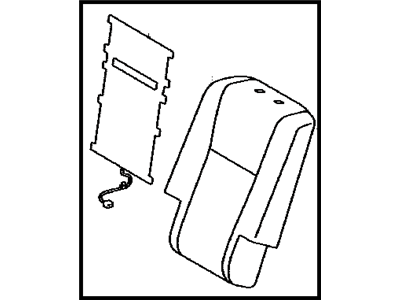 Toyota 71078-0E092-B3 Seat Back Cover