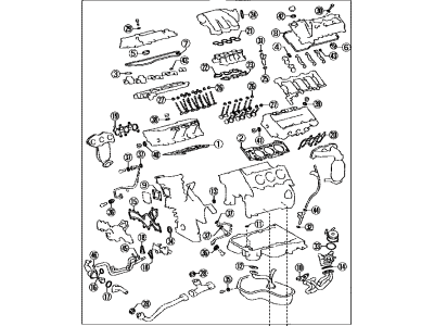 Toyota 04112-36052 Gasket Kit, Engine Valve Grind