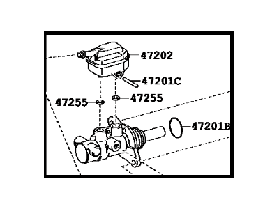 Lexus 47201-48202 Cylinder Sub-Assy, Brake Master