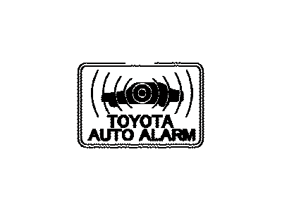 Toyota 74515-06010 Antitheft Label