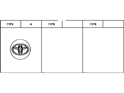 Toyota 42603-08010 Center Cap