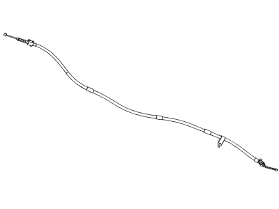 Toyota 46430-0E060 Rear Cable