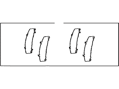 Toyota 04945-0E040 Brake Pads Shim