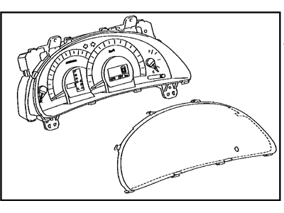 Toyota 83800-33A10 Instrument Cluster