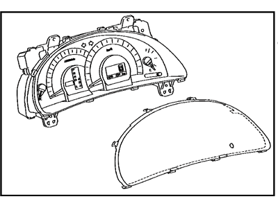 Toyota 83800-33A00 Instrument Cluster