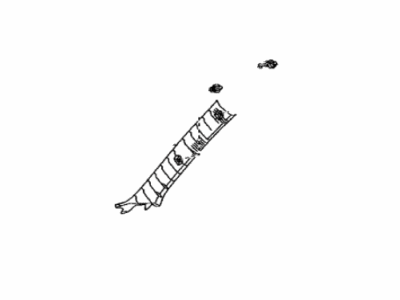 Toyota 62210-33141-B0 Windshield Pillar Trim
