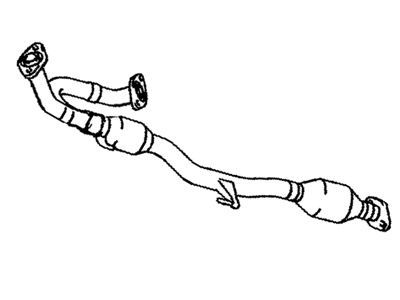 Toyota 17410-28551 Front Pipe