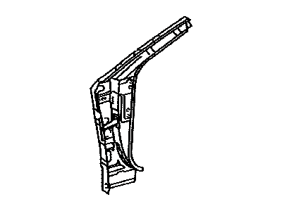 Toyota 61108-33170 Reinforce Sub-Assy, Front Body Pillar, Lower RH