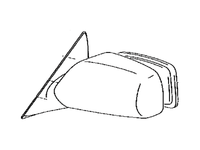 Toyota 87961-33620 Mirror Glass
