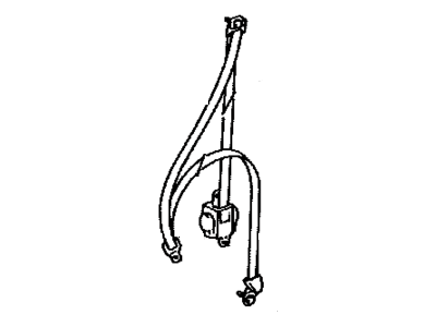 Toyota 73210-AA040-B0 Belt & Retractor