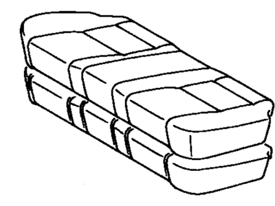 Toyota 71460-33120-B0 Seat Cushion