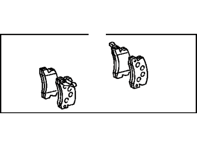Toyota 04466-32030 Rear Pads